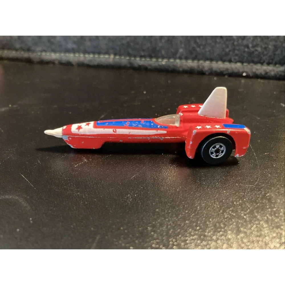 Vintage 1979 Hot Wheels Evil‎ Knievel Red Rocket Car